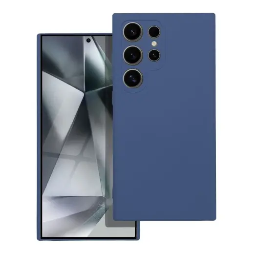 Silicone phone case for Samsung Galaxy S24 Ultra (S928) blue