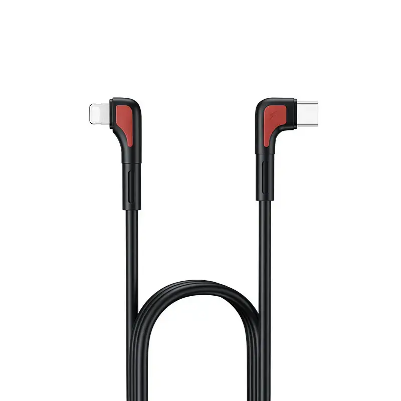 REMAX Cable Zenax RC-181i - Type C to Lightning - angled PD 20W 1 metre Black
