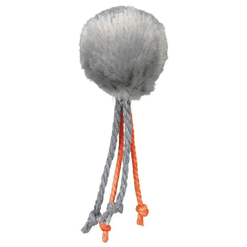 Rotaļlieta kaķiem - Trixie Assortment Plush Balls 4 cm, 100 gab