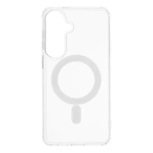 Clear Mag Cover (MID) telefono dėklas su MagSafe palaikymu Samsung Galaxy S26+ (S947) skaidrus