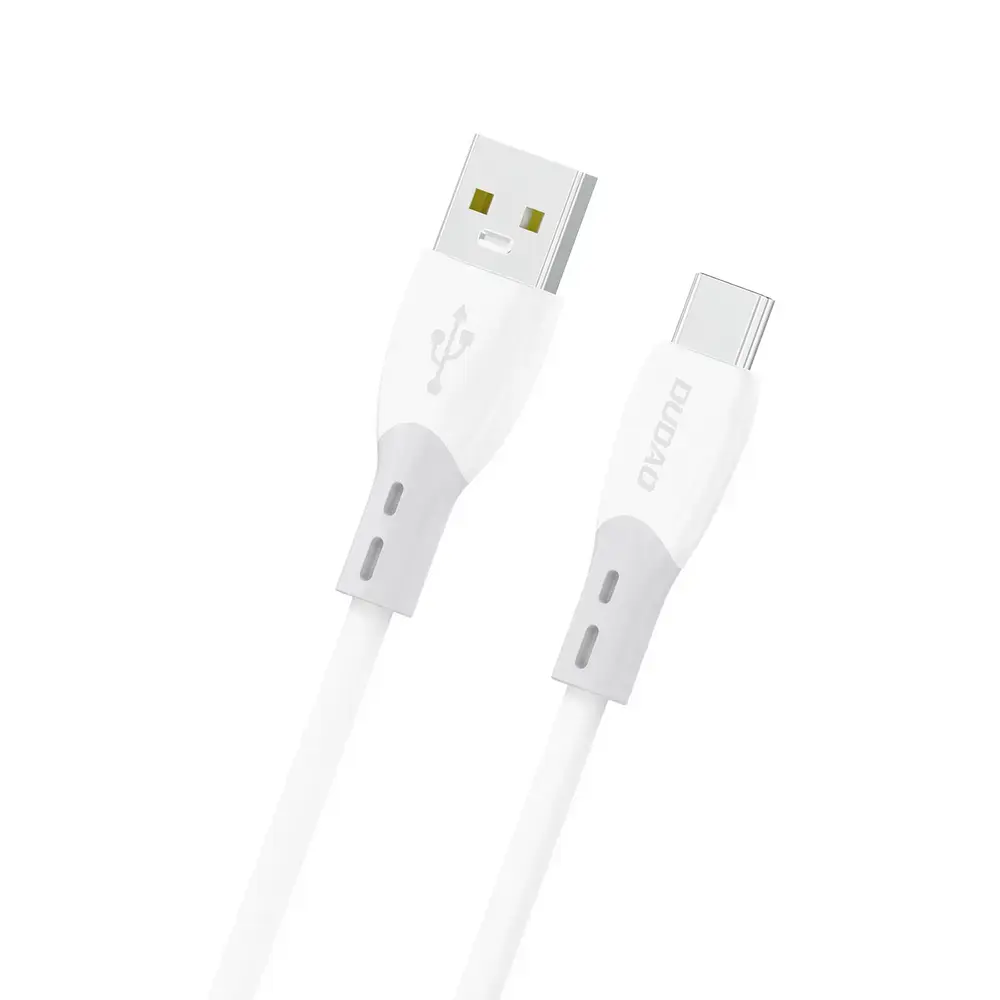 Dudao L25ST datu pārraides un uzlādes vads | USB-A uz USB-C | 100W | 1m | balts