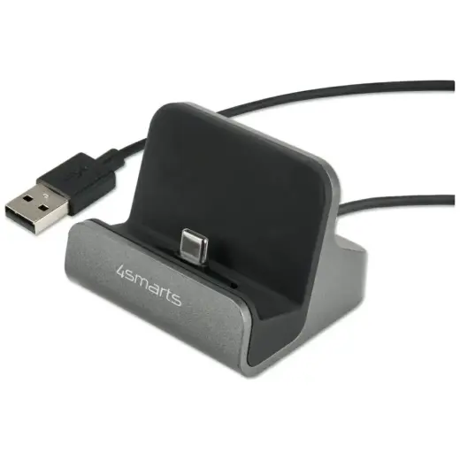 4smarts Stacja Dokująca dla Tabletów     VoltDock USB-C 10W grey/szary 462240