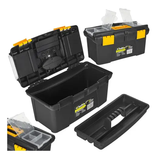 12" Plastic Toolbox with Organizer