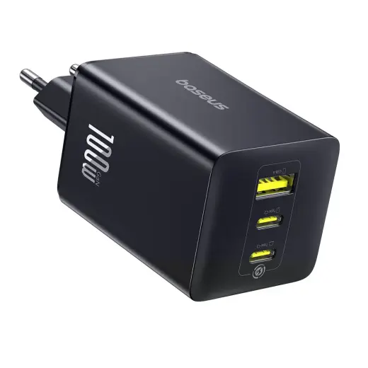 Baseus EnerFill FE11 travel charger | 100W | USB-C, USB-A | black