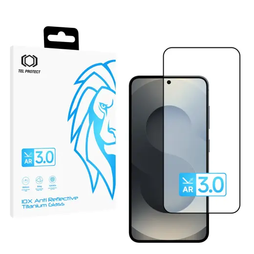 Tel Protect 10X AR 3.0 AntiReflective Titanium grūdintas apsauginis stiklas telefonui Galaxy S24 | Galaxy S25