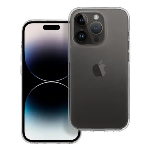 SUPER CLEAR HYBRID phone case for iPhone 14 Pro transparent
