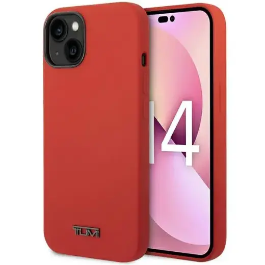 Tumi TUHCP14SSR iPhone 14 6,1" czerwony|red hardcase Liquid Silicone