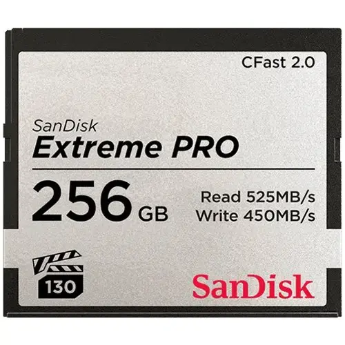 SANDISK Extreme PRO CFAST 2.0 256GB 525MB/s VPG130