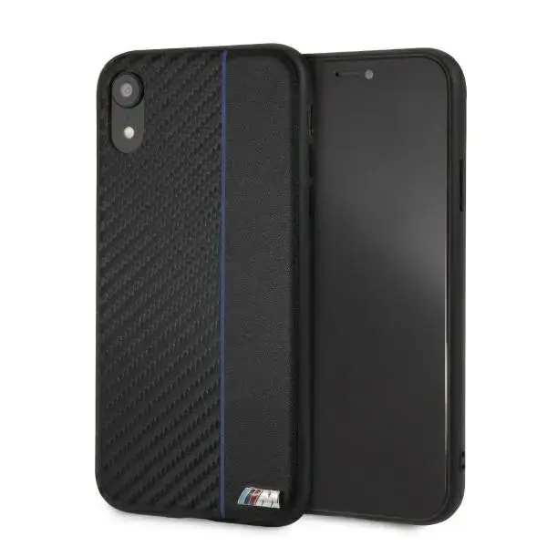 Etui hardcase BMW BMHCI61CAPNBK iPhone Xr navy|niebieski Carbon
