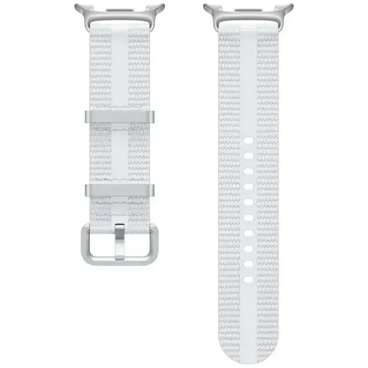 Samsung Athleisure viedpulksteņa siksniņa priekš Galaxy Watch8/Watch8 Classic | silikons | balta