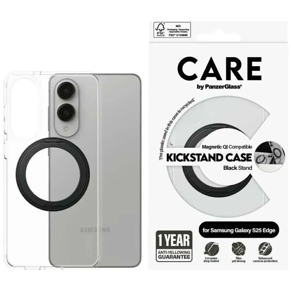 PanzerGlass telefona maciņš Samsung Galaxy S25 Edge caurspīdīgs