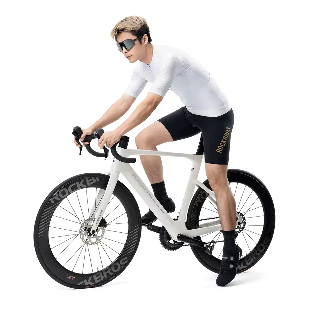 Rockbros 15200025 Short Sleeve Cycling Jersey Size M - White