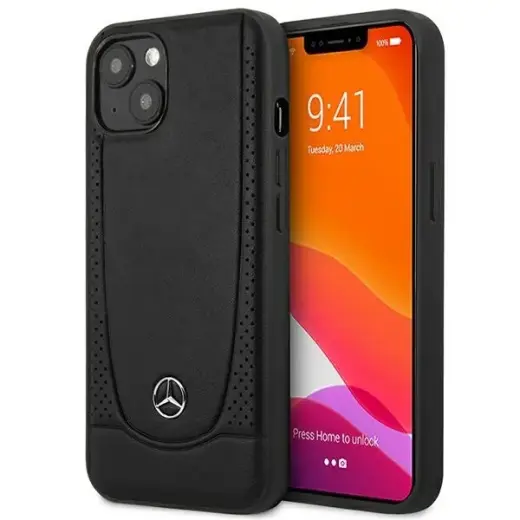 Mercedes MEHCP15MARMBK iPhone 15 Plus | 14 Plus 6.7" czarny|black hardcase Leather Urban