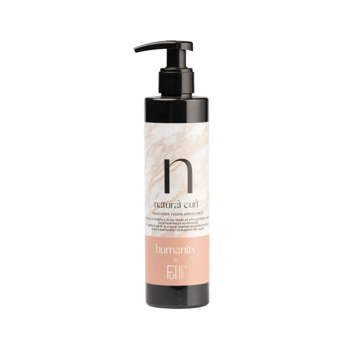 Full Cosmetics, Natural Curl, Hair Treatment Cream Mask, Anti-Frizz, 250 ml