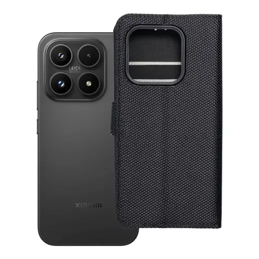 Flip case for Xiaomi 17 4Card RFID anti-theft tech fabric black