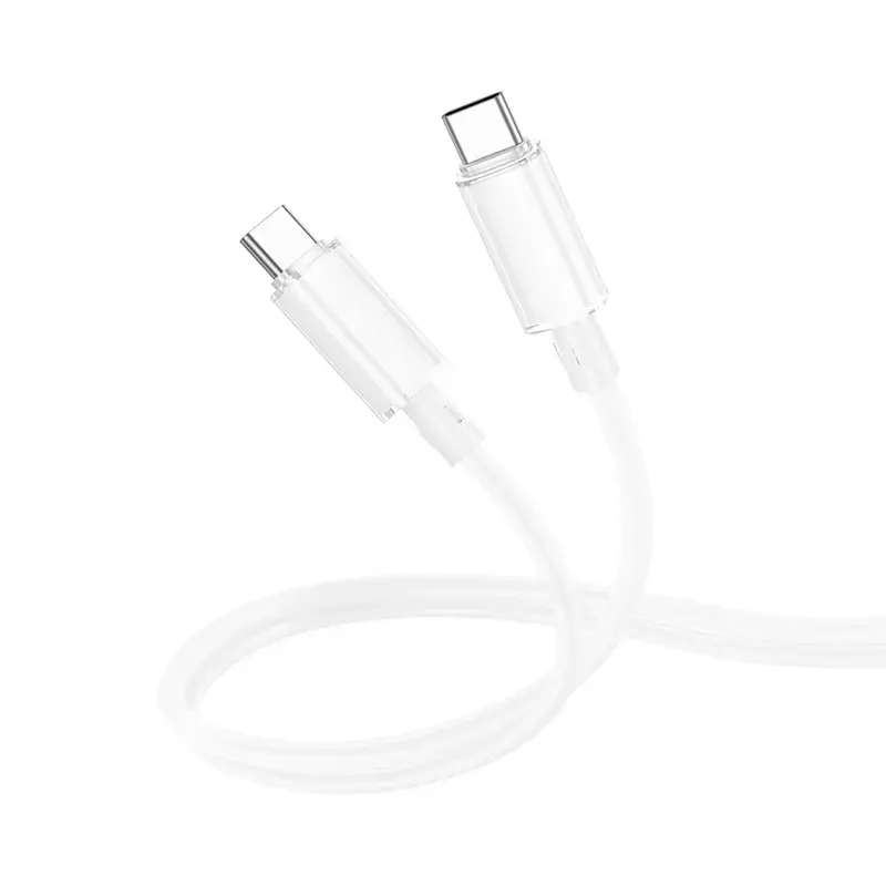 Borofone BX112 Lemon data transfer and charging cable | USB-C to USB-C | 60W | 1m | white