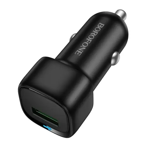 Borofone BZ34 mākoņa automašīnas lādētājs | 18 W | QC3.0 | USB-A | melns