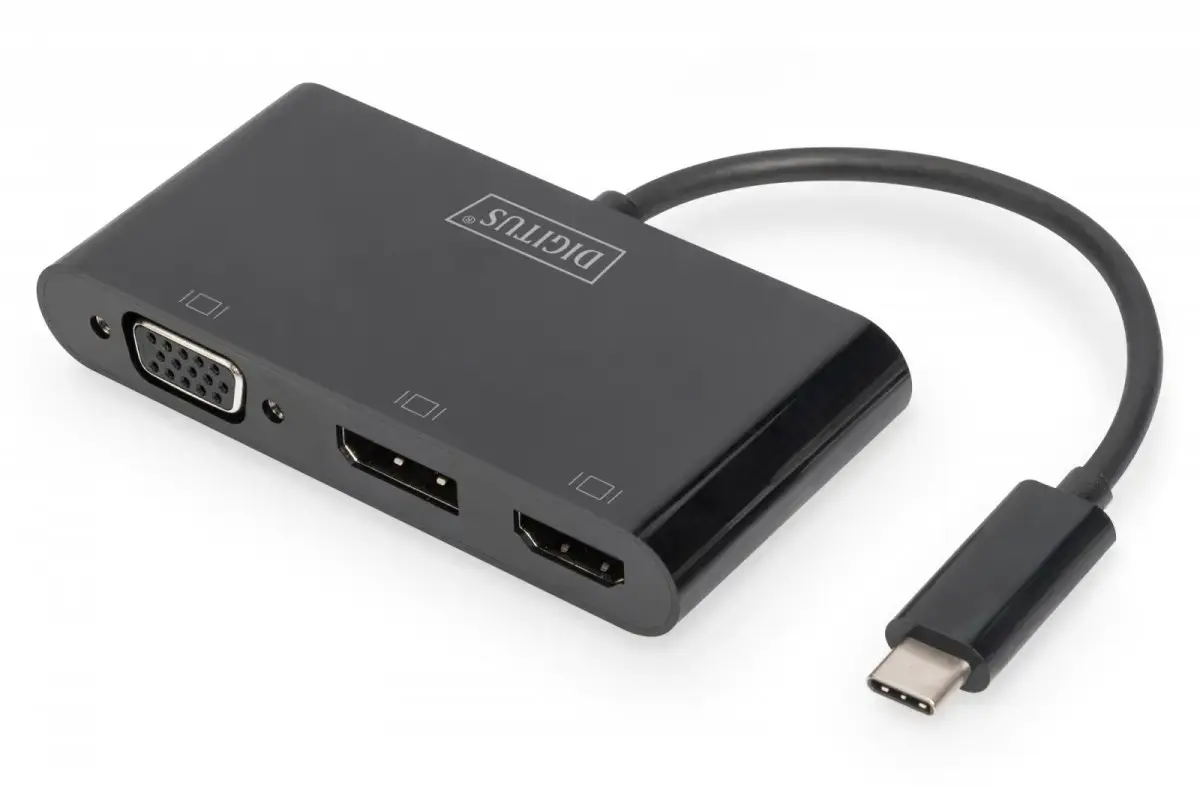 DIGITUS - external video adapter - white