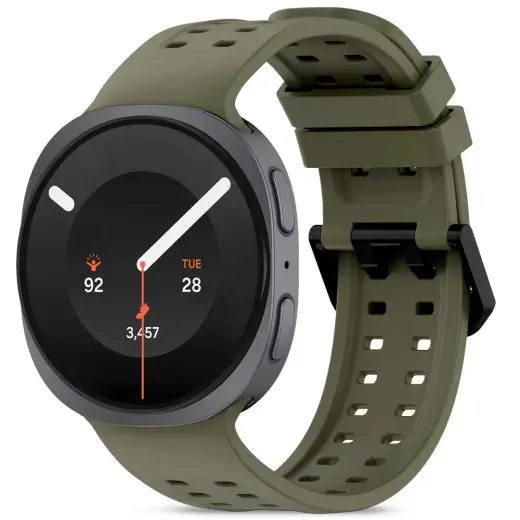 Tech-Protect Silicone Air išmaniojo laikrodžio dėklas Samsung Galaxy Watch 8/9/Classic (40/44/46 mm) | žalias