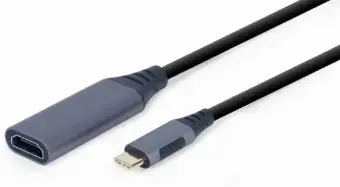 Gembird USB Type-C Male - HDMI Female Space Grey 4K