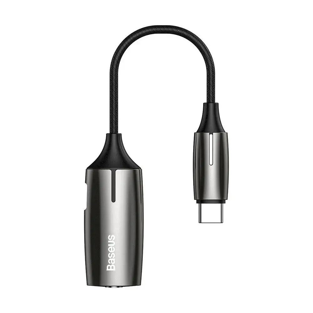 Baseus CATL60-0A Universal audio adapter with charging USB-C -> 3.5mm black