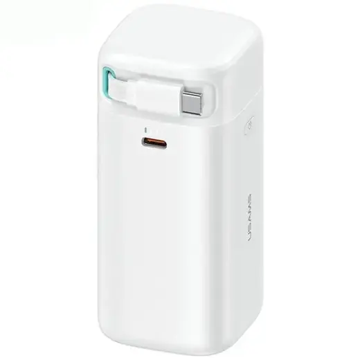 USAMS XMF Series ārējais akumulators (powerbank) | 18000 mAh | 45W | USB-C | balts