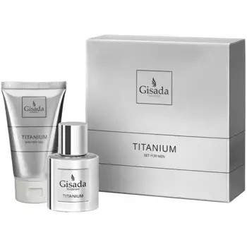 Gisada Titanium Dárková sada EDP 50 ml a sprchový gel 100 ml 50ml