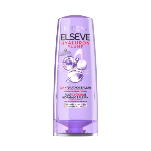 Moisturizing Balm L'oréal Paris Elseve Hyaluron Plump 72H (Moisturizing Conditioner) - Volume: 200 Ml
