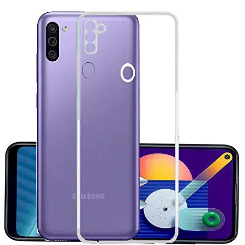 Fusion Ultra aizmugurējais maciņš 1 mm aizsargājošs silikona maciņš Samsung M115 Galaxy M11 caurspīdīgs