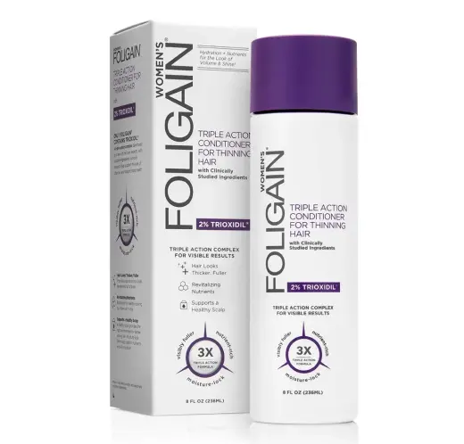Foligain, Conditioner for Thinning Hair Women's, 8 Oz