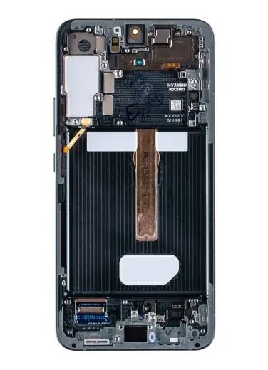 LCD display + Touch Unit + Front Cover Samsung S906B Galaxy S22+ Green (Service Pack)