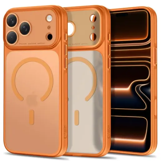 TECH-PROTECT MAGPRIME telefoni ümbris MagSafe toega iPhone 17 Pro | iPhone 18 Pro oranž