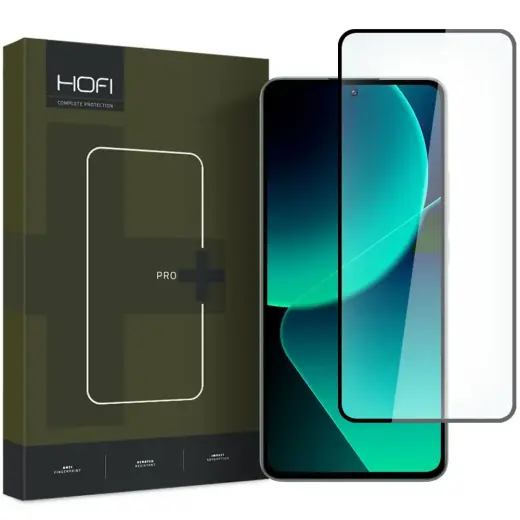 HOFI GLASS PRO+ XIAOMI 13T | 13T PRO ЧЕРНОЕ ЗАКАЛЕННОЕ СТЕКЛО