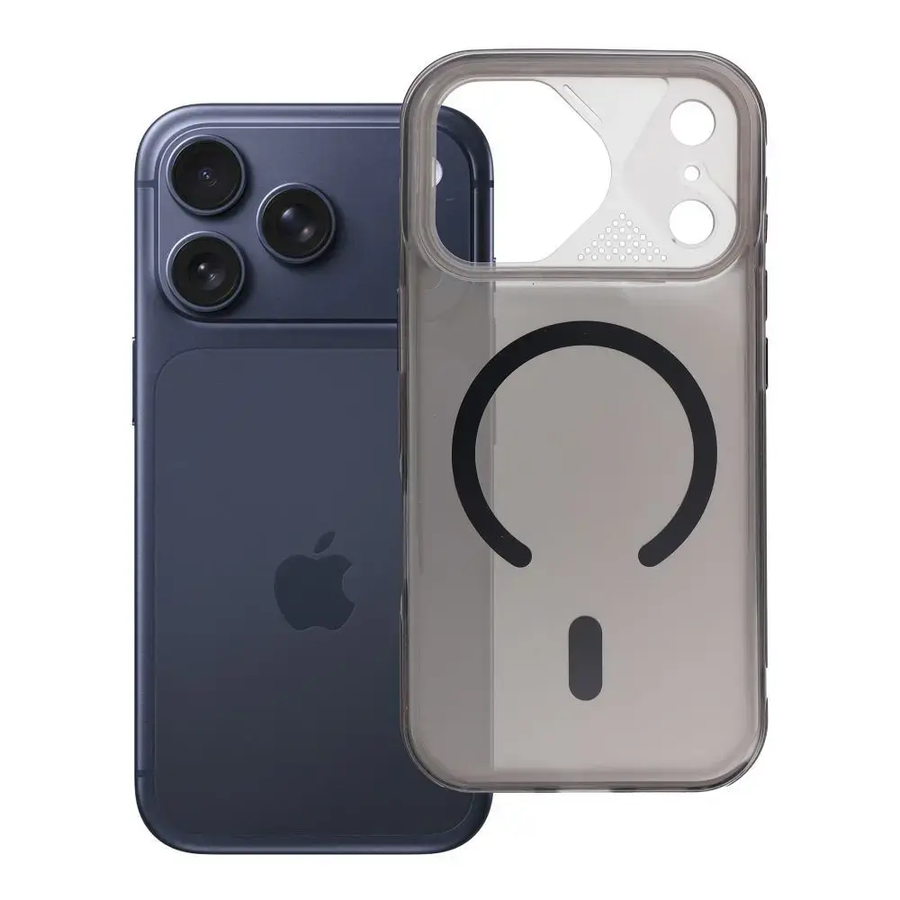 Aurora maciņš ar MagSafe atbalstu telefonam iPhone 17 Pro melns