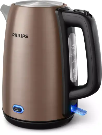 Philips Viva Collection HD9355|92 electric kettle 1.7 L 2060 W Black  Copper