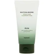 Matcha Biome Amino Acne Cleansing Foam - Cleansing foam for problematic skin.