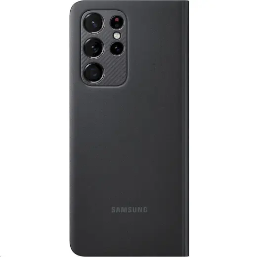 EF-ZG998CBE Samsung Clear View Cover for Galaxy S21 Ultra Black