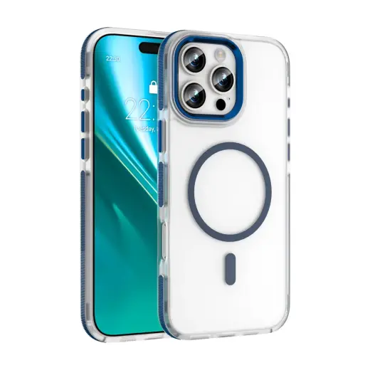 Etteri Icy Mag telefoni ümbris MagSafe toega iPhone 16 Pro Max sinine