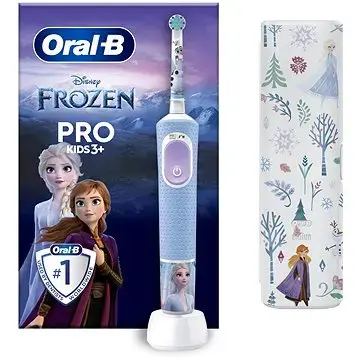 Oral B PRO Kids 3+ Frozen Electric Toothbrush with Bag for Children Frozen 1 Pc