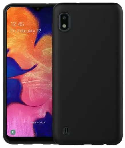 Fusion Soft Matte Back Case Silikona Aizsargapvalks Priekš Samsung A505 | A307 | A507 Galaxy A50 | A30s |A50s Melns
