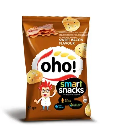 Čipsi Oho ar bekona garšu 60g