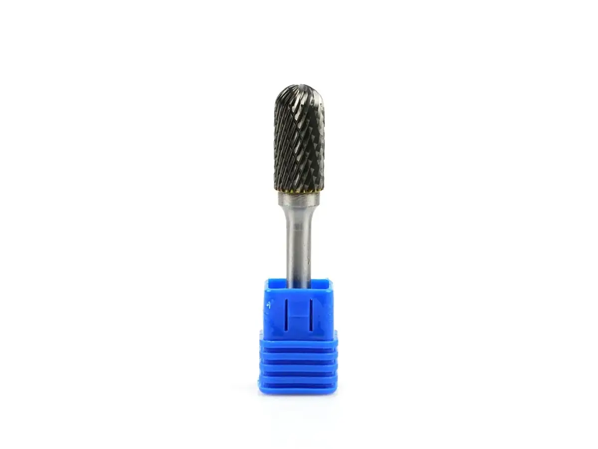 Cilindrisks frēzes uzgalis ar noapaļotu galu 6mm (volframa karbīds 12x25mm)