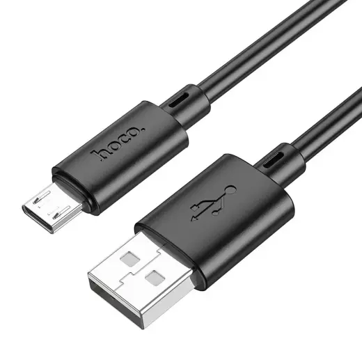 Cable USB A to Micro USB Hoco 2,4A 1 m X88 black