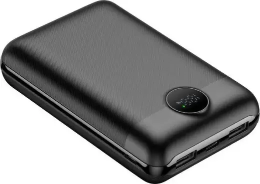 Veger S20 (W2081) ārējais akumulators (powerbank) | 20 000 mAh | 22.5W | PD, QC | USB-A, USB-C | melns