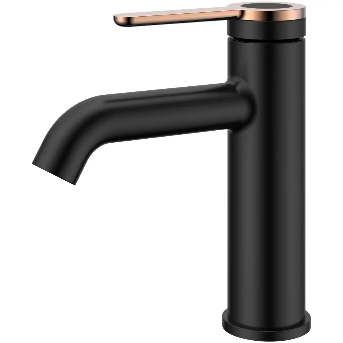 AB Sink mixer tap AMBER, black/gold