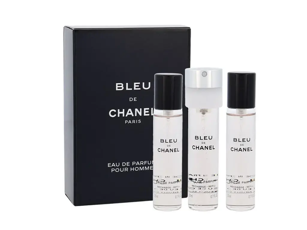 Chanel Bleu de Chanel 3x 20 ml Refill Eau de Parfum 60 ml
