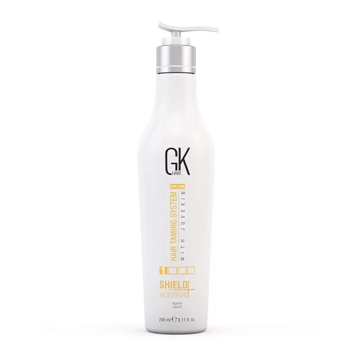 Global Keratin, Shield Additive, Hair Shampoo & Conditioner 2-In-1, Repairing & Strengthening, 240 ml