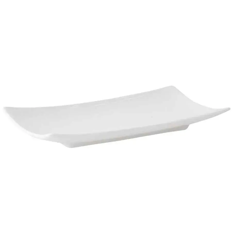 Šķīvis servēšanai Salsa 21.5x10cm porcelāna, balts