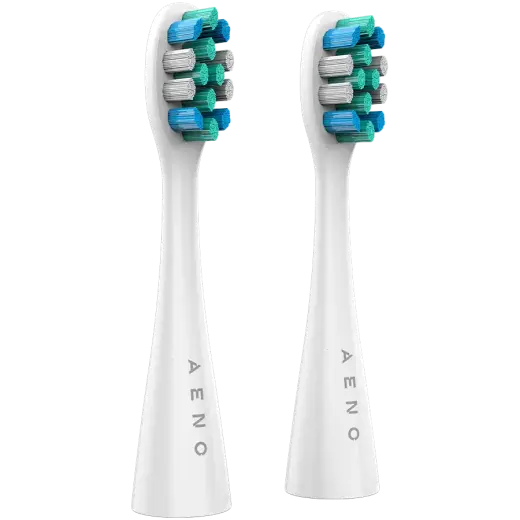 AENO Replacement Toothbrush Heads for DB7/DB8, White, 2 pcs