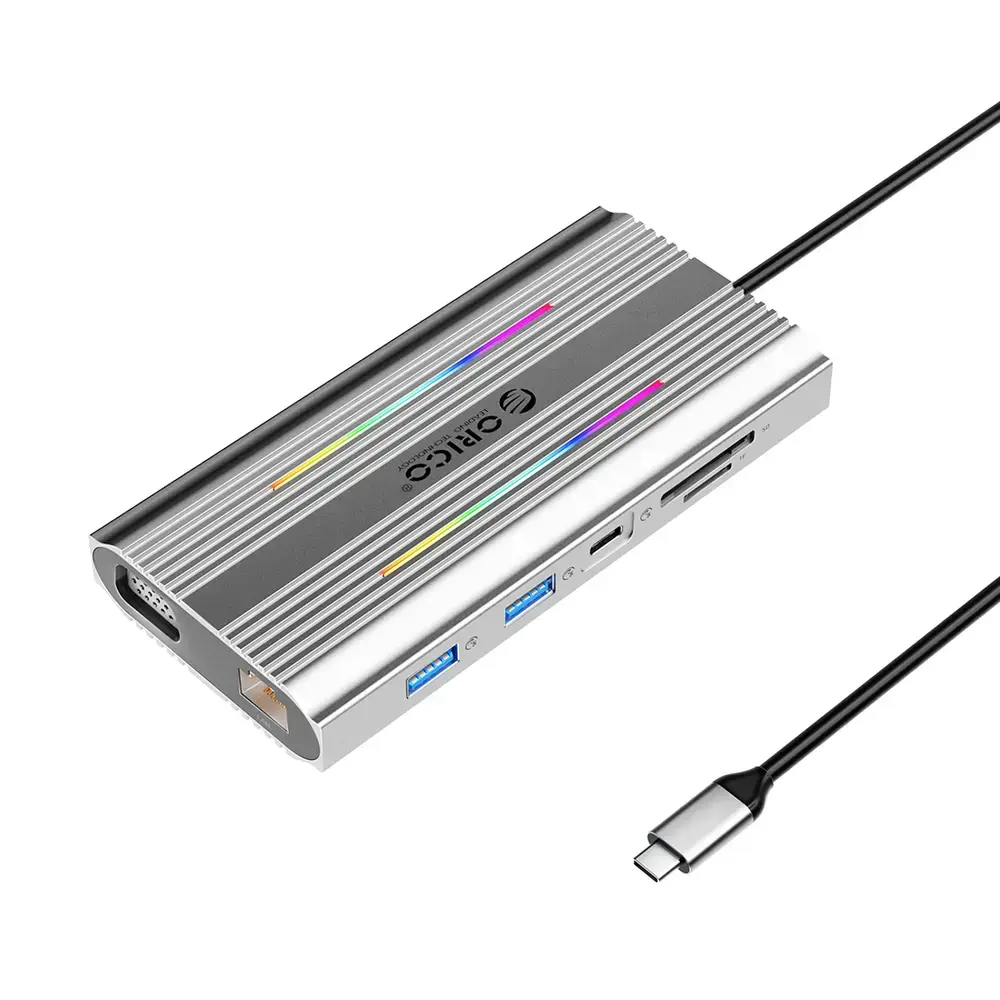 Orico XDR 12-in-1 RGB USB-C Docking